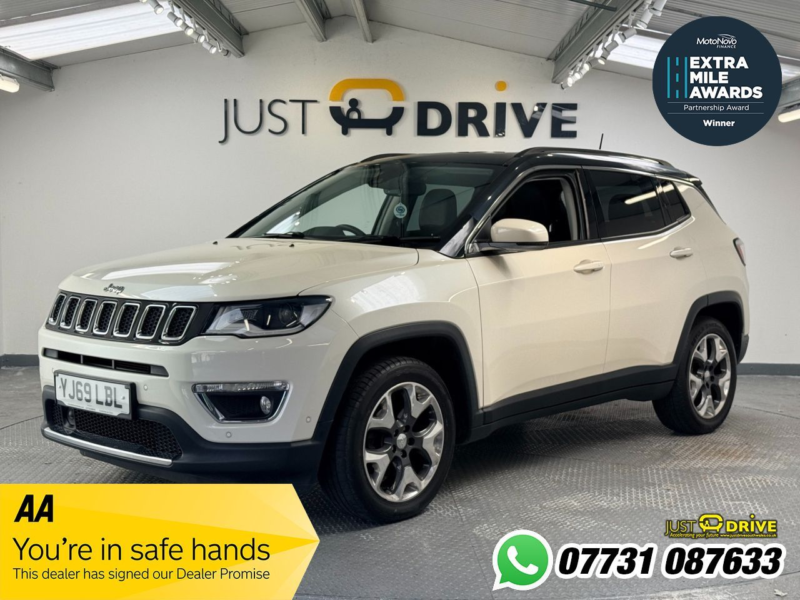 2019 Jeep Compass 1.6 Multijetii Limited SUV 5dr Diesel Manual Euro 6 (s/s) (120 Ps) in White — image 1