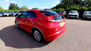 2013 Honda Civic 1.8 I-Vtec Ex Gt Euro 5 (s/s) 5dr in Red — image 4