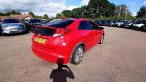 2013 Honda Civic 1.8 I-Vtec Ex Gt Euro 5 (s/s) 5dr in Red — image 6