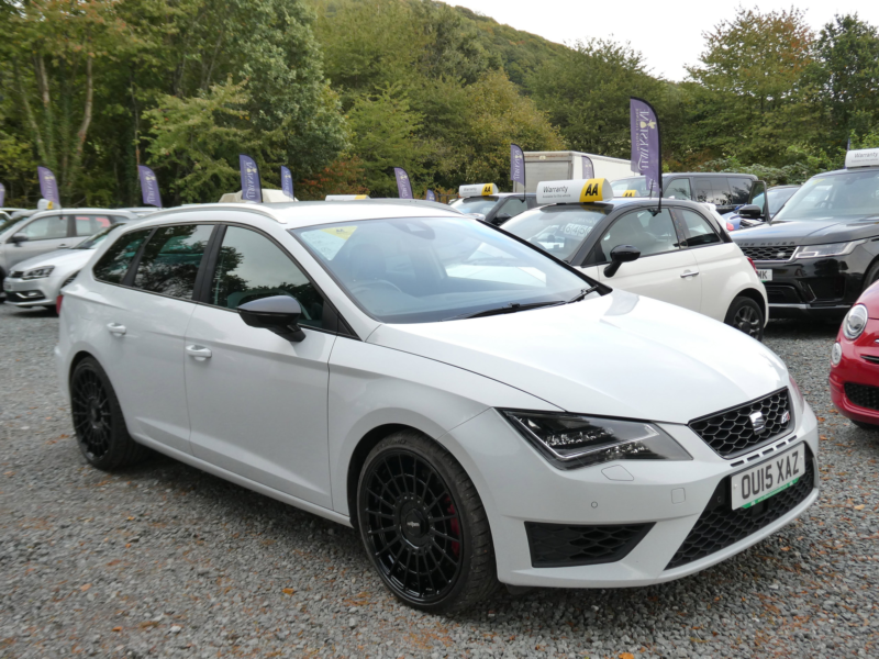 2015 SEAT Leon 2.0 Tsi Cupra 280 Sport Tourer 5dr Petrol DSG Euro 6 (s/s) (280 Ps) in White — image 1