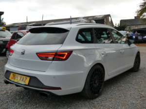 2015 SEAT Leon 2.0 Tsi Cupra 280 Sport Tourer 5dr Petrol DSG Euro 6 (s/s) (280 Ps) in White — image 3