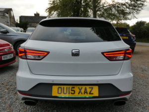 2015 SEAT Leon 2.0 Tsi Cupra 280 Sport Tourer 5dr Petrol DSG Euro 6 (s/s) (280 Ps) in White — image 4