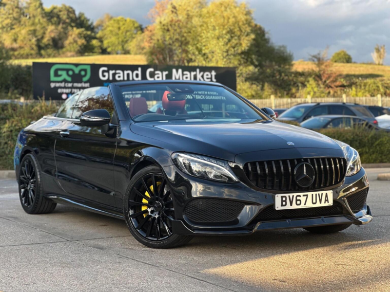 2017 Mercedes-Benz C Class 2.1 C250d Amg Line (premium Plus) Cabriolet G-Tronic+ Euro 6 (s/s) 2dr in Black — image 1