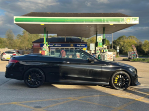 2017 Mercedes-Benz C Class 2.1 C250d Amg Line (premium Plus) Cabriolet G-Tronic+ Euro 6 (s/s) 2dr in Black — image 2