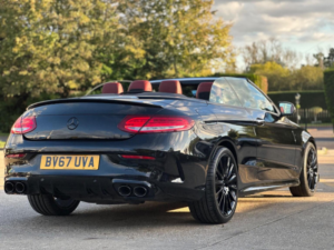 2017 Mercedes-Benz C Class 2.1 C250d Amg Line (premium Plus) Cabriolet G-Tronic+ Euro 6 (s/s) 2dr in Black — image 3