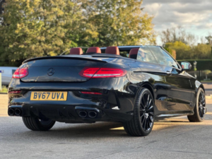 2017 Mercedes-Benz C Class 2.1 C250d Amg Line (premium Plus) Cabriolet G-Tronic+ Euro 6 (s/s) 2dr in Black — image 4