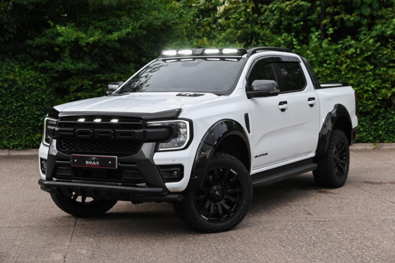 2023 Ford Ranger 2.0 Td Ecoblue Wildtrak Auto 4WD Euro 6 (s/s) 4dr in White — image 1
