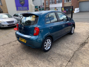 2014 Nissan Micra 1.2 Acenta Euro 5 5dr in Blue — image 4