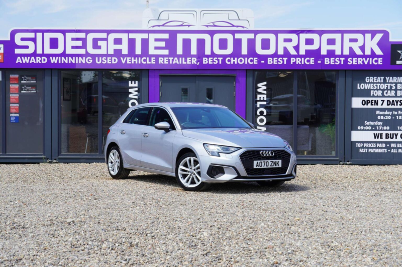 2020 Audi A3 1.5 Tfsi 35 Sport Sportback Euro 6 (s/s) 5dr in Silver — image 1