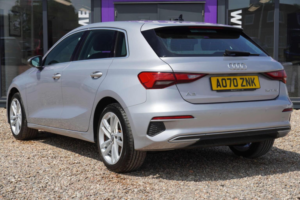 2020 Audi A3 1.5 Tfsi 35 Sport Sportback Euro 6 (s/s) 5dr in Silver — image 2