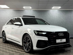 2020 Audi Q8 3.0 Tdi V6 50 S Line Tiptronic Quattro Euro 6 (s/s) 5dr in Glacier White — image 2