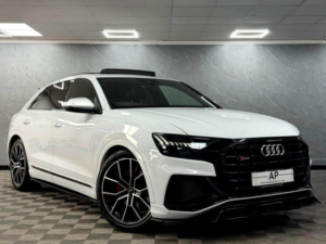 2020 Audi Q8 3.0 Tdi V6 50 S Line Tiptronic Quattro Euro 6 (s/s) 5dr in Glacier White — image 3