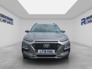 2018 Hyundai Kona 1.0 T-Gdi Blue Drive Premium SUV 5dr Petrol Manual Euro 6 (s/s) (120 Ps) in Grey — image 4