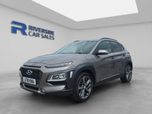 2018 Hyundai Kona 1.0 T-Gdi Blue Drive Premium SUV 5dr Petrol Manual Euro 6 (s/s) (120 Ps) in Grey — image 5