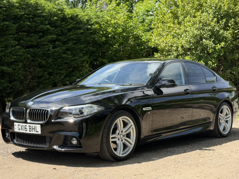 2016 BMW 5 Series 2.0 520d M Sport Saloon in Black — image 1