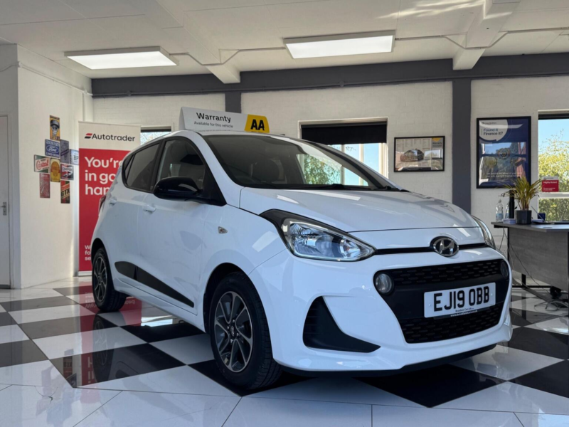 2019 Hyundai I10 1.0 Go! Se Euro 6 5dr in White — image 1