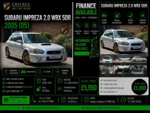 2005 Subaru Impreza 2.0 Wrx 5dr in Silver — image 2