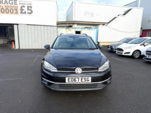 2017 Volkswagen Golf 1.6 Tdi Se Nav Euro 6 (s/s) 5dr in Black — image 4