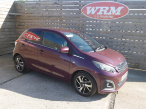 2015 Peugeot 108 1.2 Vti Puretech Allure Hatchback 5dr Petrol Manual Euro 5 (82 Ps) in Purple — image 3