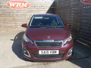 2015 Peugeot 108 1.2 Vti Puretech Allure Hatchback 5dr Petrol Manual Euro 5 (82 Ps) in Purple — image 4