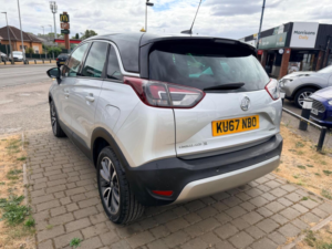 2017 Vauxhall Crossland X 1.2 Turbo Elite Euro 6 (s/s) 5dr in Silver — image 4