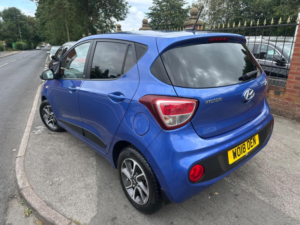2018 Hyundai I10 1.0 Go! Se Euro 6 5dr in Blue — image 4