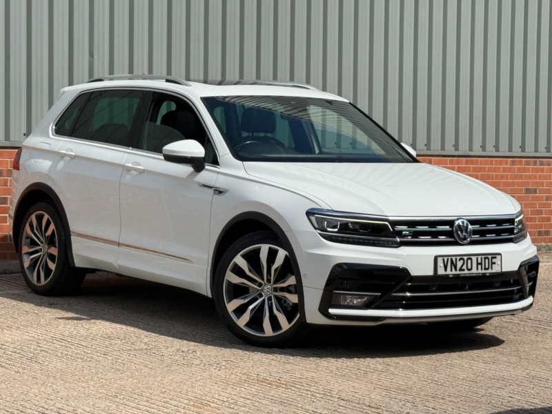 2020 Volkswagen Tiguan 2.0 Tdi R-Line Tech DSG 4motion Euro 6 (s/s) 5dr in White — image 1