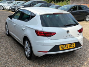 2017 SEAT Leon 1.4 Tsi Fr Technology Euro 6 (s/s) 5dr in White — image 4
