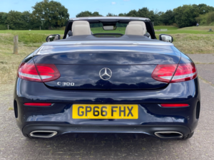2017 Mercedes-Benz C Class C300 2.0i (241bhp) Amg Line Cabriolet Auto in Blue — image 5