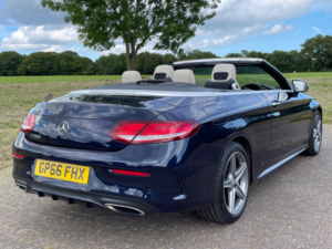2017 Mercedes-Benz C Class C300 2.0i (241bhp) Amg Line Cabriolet Auto in Blue — image 6