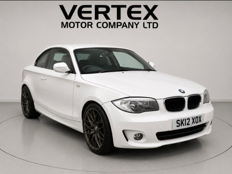 2012 BMW 1 Series 2.0 118d Sport Euro 5 (s/s) 2dr in White — image 1