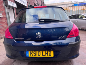 2010 Peugeot 308 1.6 Vti S 5dr in Blue — image 3