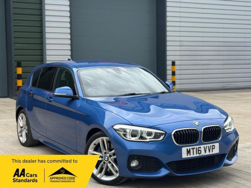 2016 BMW 1 Series 1.5 118i M Sport Euro 6 (s/s) 5dr in Blue — image 1