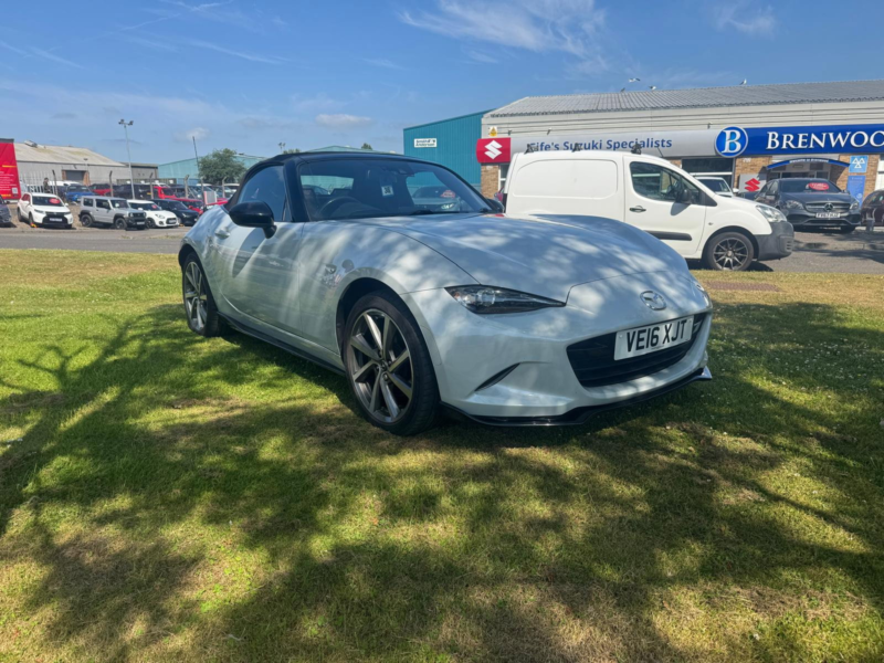 2016 Mazda Mx-5 2.0 Skyactiv-G Sport Recaro Convertible 2dr Petrol Manual Euro 6 (160 Ps) in Silver — image 1