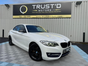 2015 BMW 2 Series 2.0 220d Sport Euro 6 (s/s) 2dr in White — image 3