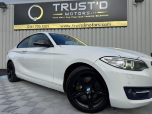 2015 BMW 2 Series 2.0 220d Sport Euro 6 (s/s) 2dr in White — image 4