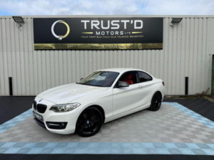 2015 BMW 2 Series 2.0 220d Sport Euro 6 (s/s) 2dr in White — image 5