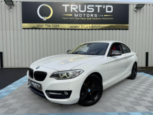 2015 BMW 2 Series 2.0 220d Sport Euro 6 (s/s) 2dr in White — image 6