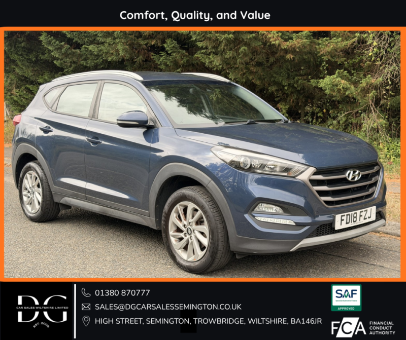 2018 Hyundai Tucson 1.6 Tucson Se Nav 1.6 Gdi 132ps Bd in Blue — image 1