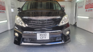 2010 Toyota Alphard Refurbished Black Alloy Wheels in Black — image 4