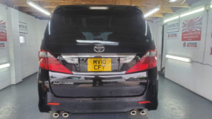2010 Toyota Alphard Refurbished Black Alloy Wheels in Black — image 5