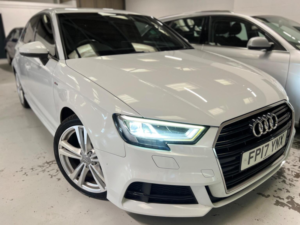 2017 Audi A3 2.0 Tdi S Line Sportback S Tronic Auto 6spd Euro 6 (s/s) 5dr in White — image 2