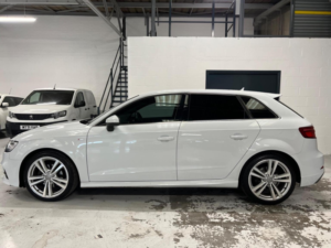 2017 Audi A3 2.0 Tdi S Line Sportback S Tronic Auto 6spd Euro 6 (s/s) 5dr in White — image 3