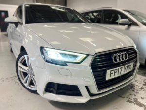 2017 Audi A3 2.0 Tdi S Line Sportback S Tronic Auto 6spd Euro 6 (s/s) 5dr in White — image 5