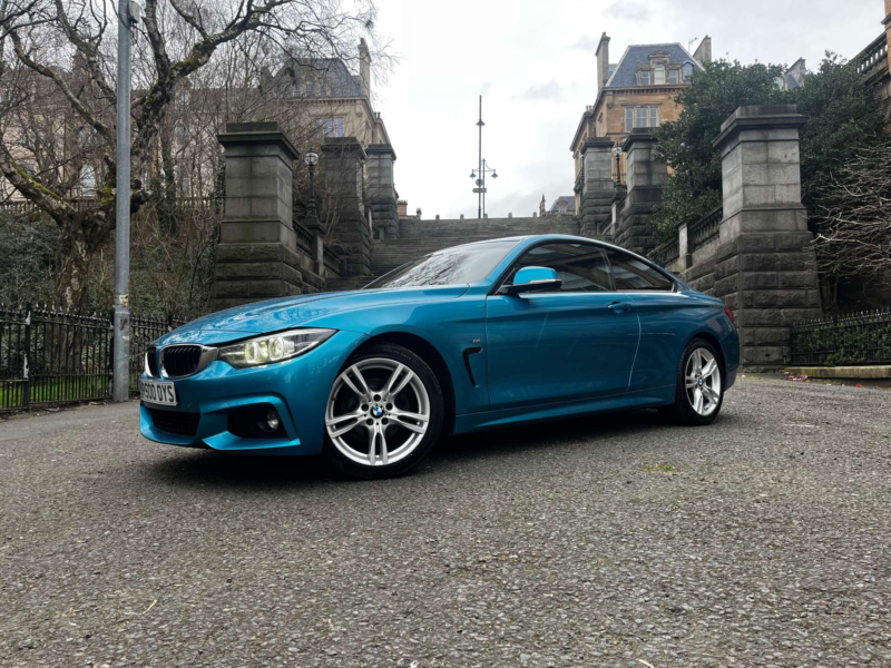 2019 BMW 4 Series 2.0 420d M Sport Auto 2dr in Blue — image 1