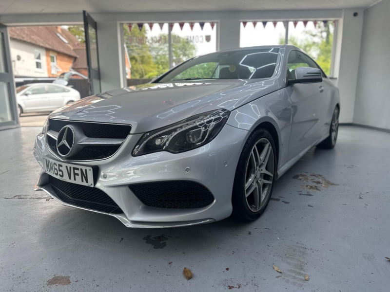2015 Mercedes-Benz E Class 2.1 E220d Bluetec Amg Line G-Tronic+ Euro 6 (s/s) 2dr in Silver — image 1
