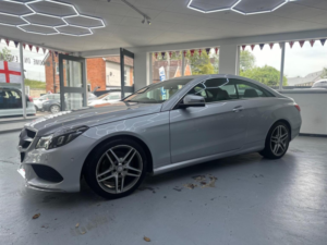 2015 Mercedes-Benz E Class 2.1 E220d Bluetec Amg Line G-Tronic+ Euro 6 (s/s) 2dr in Silver — image 2