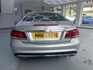 2015 Mercedes-Benz E Class 2.1 E220d Bluetec Amg Line G-Tronic+ Euro 6 (s/s) 2dr in Silver — image 4