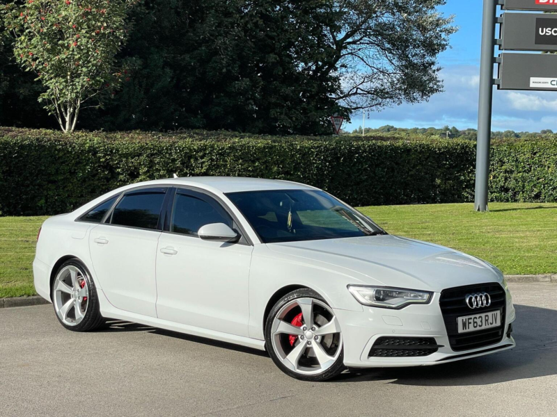 2013 Audi A6 Saloon 2.0 Tdi Black Edition Multitronic Euro 5 (s/s) 4dr in White — image 1
