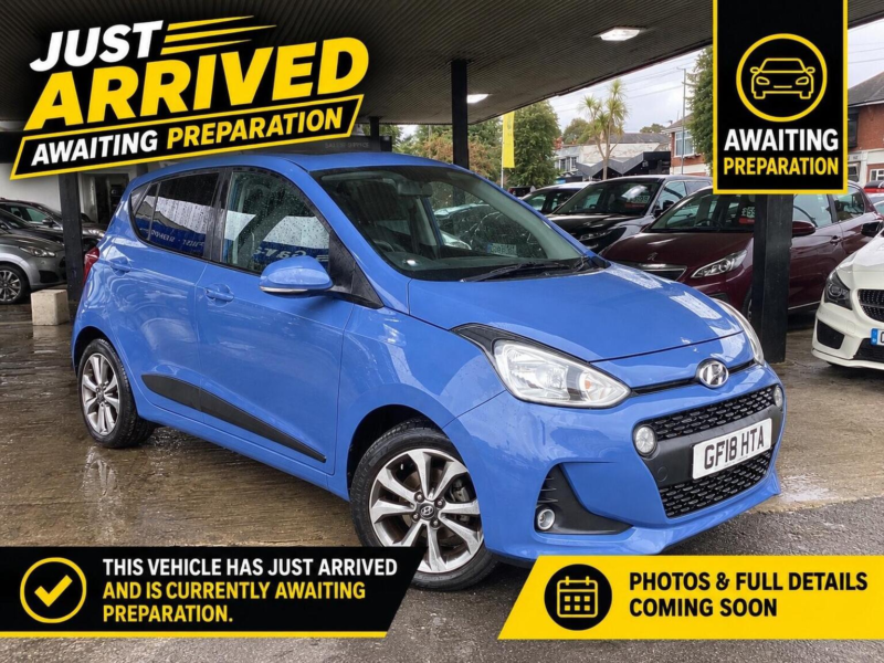 2018 Hyundai I10 1.2 Premium Se Euro 6 5dr in Blue — image 1